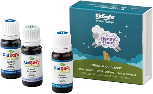 Miniatura 7 de Plant Therapy Sleepy Time KidSafe - Juego de mezclas de aceites esenciales 100% puro, sin diluir, grado terapéutico
