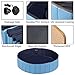 YAHEETECH Blue Foldable Hard Plastic Kiddie Baby Dog Pet Bath Swimming Pool Collapsible Dog Pet Pool Bathing Tub Kiddie Pool for Kids Pets Dogs Cats-55 x 12 inch, XL