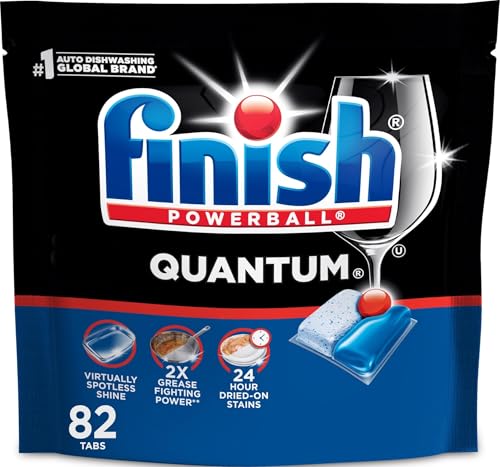 Finish Quantum Dishwasher Pods, No Pre-Rinse...