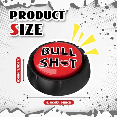 Image of MyMealivos The Bullsh*t Button BS Button for Official Desktop Sound Toy-Great Gag Gift