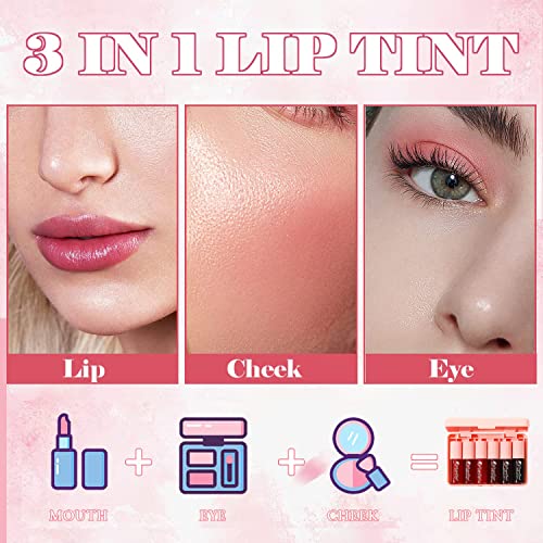 Colors Lip Tint Stain Set, Korean Lip Gloss