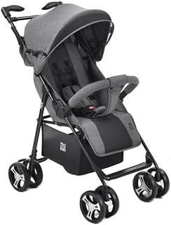 Carrinho Passeio Flick 0-15kgs Preto com Cinza Multikids Baby BB445