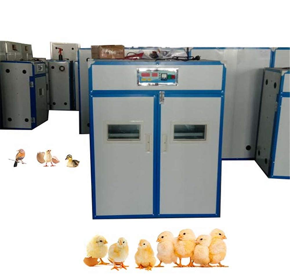 Incubateur d'œufs, entièrement automatique, contrôle de la température et tourneur automatique d'œufs, pour élevage de poulet, canard, colombe de caille, ligen, 264 œufs