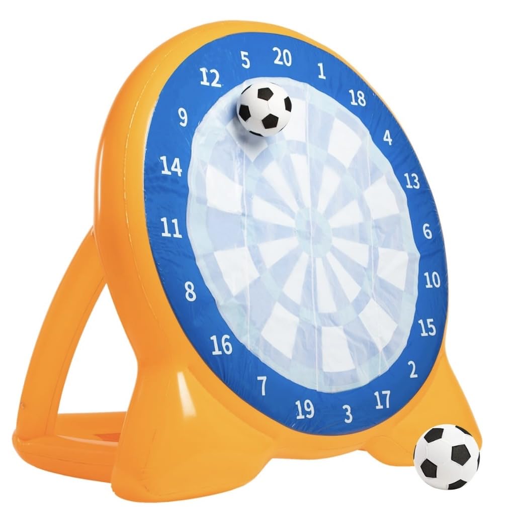 Inflatable Target Football Dart Game, 5ft, 155 x 150 x 105 cm, Outdoor Fun Activity