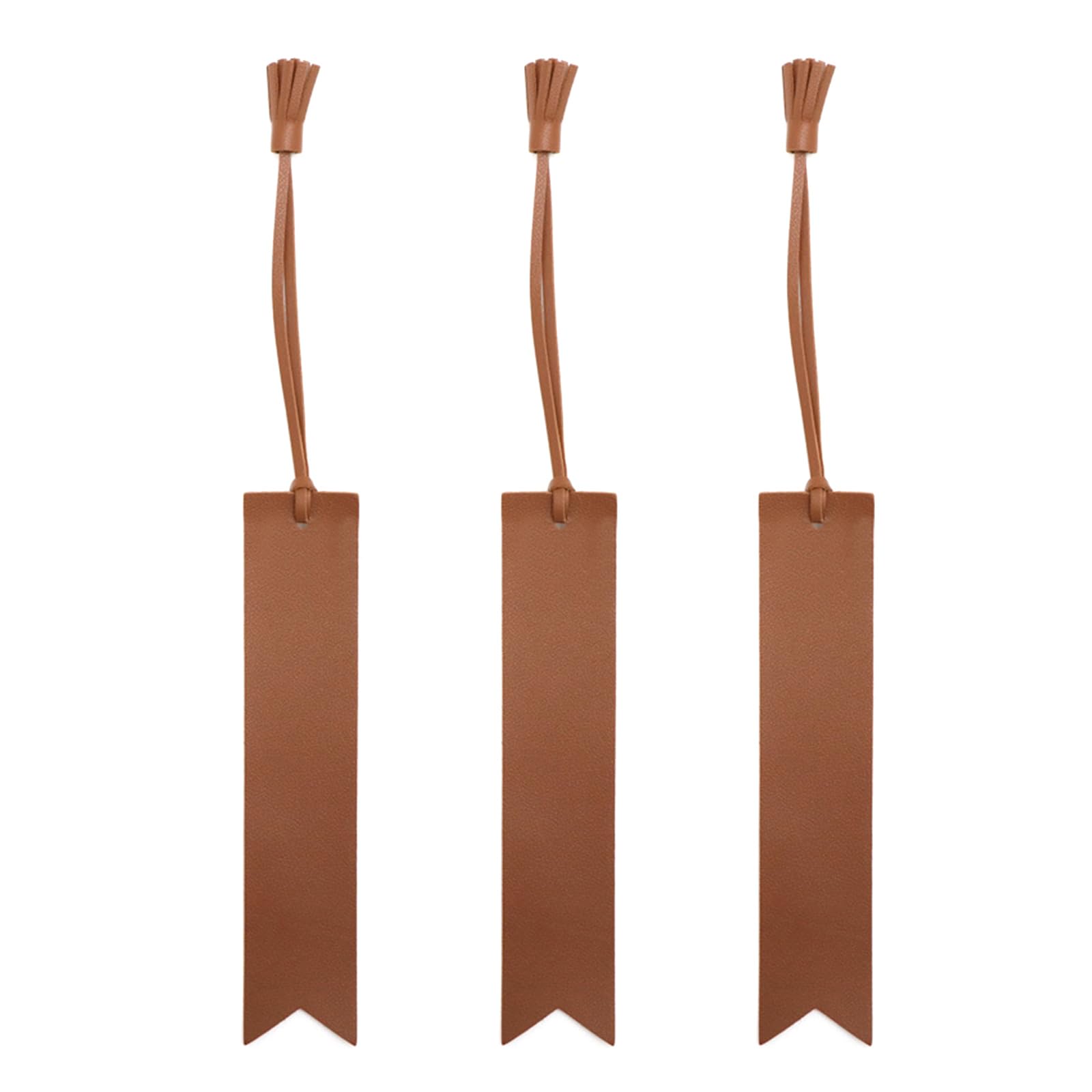 Tsophreniq 3Pieces Leather Bookmarks with Tassels Book Page Markers for Teachers Students Readers Lovers Reading Aid Accessories for Readers