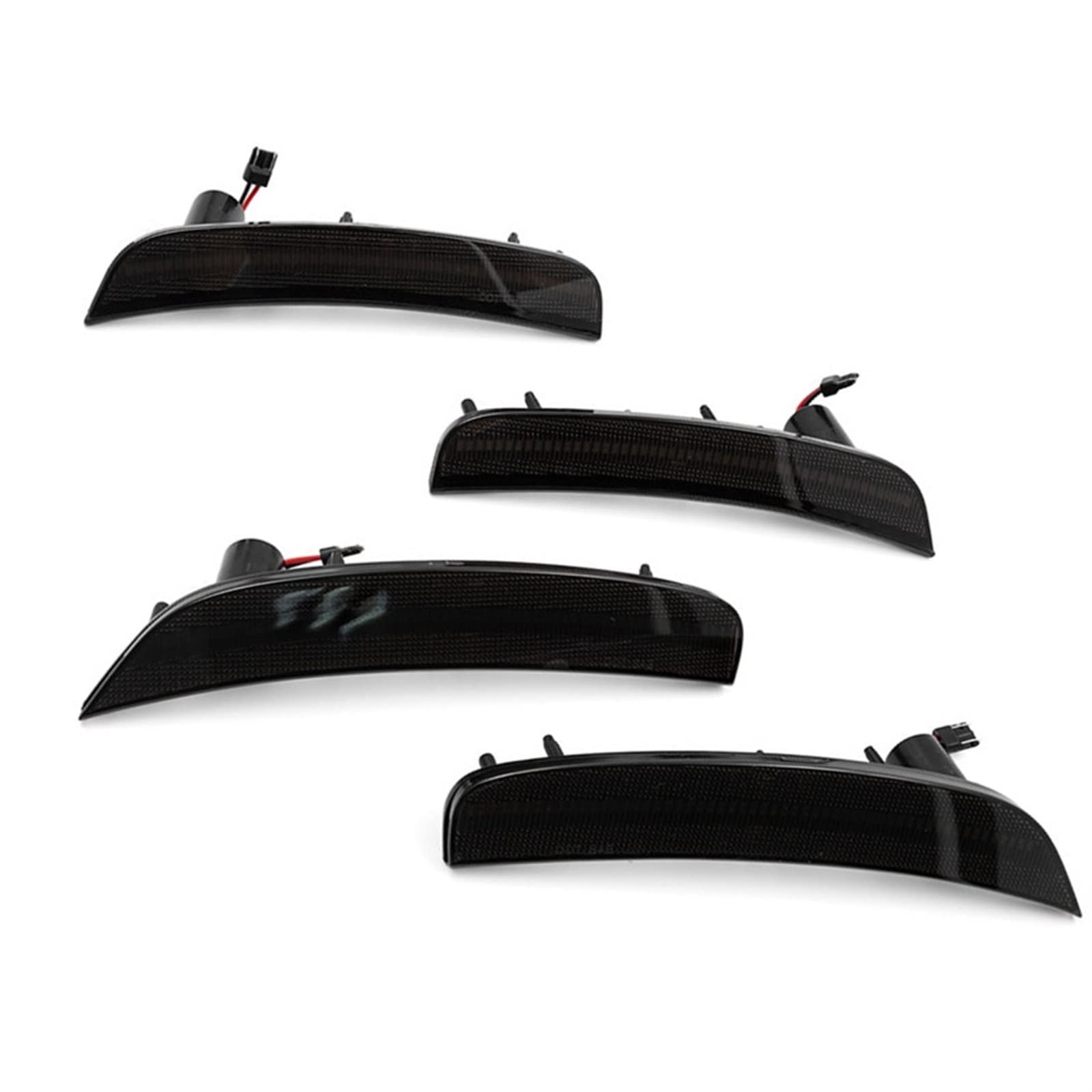 indicatore Luminoso Compatibile con Fiat per 500 Sport 2011 2012 2013 2014 2015 2016 2017 Auto Mudguard Side Marker Indicatori di Direzione OEM: 68136734AA 68136735AA(Smoked Lens)