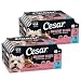 CESAR Soft Wet Dog Food Classic Loaf in Sauce Breakfast Variety Pack, 3.5 oz. (12 Count) Pack of 2 Easy Peel Trays