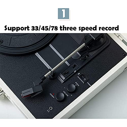 FBITE Tourne-Disque phonographe, Platine Vinyle Portable Vintage avec récepteur Bluetooth et Haut-parleurs intégrés - Les Beatles, Paul McCartney, John Lennon, RIngo Starr, George Harrison FBITE Tourne-Disque phonographe, Platine Vinyle Portable Vintage avec récepteur Bluetooth et Haut-parleurs intégrés – Image 8