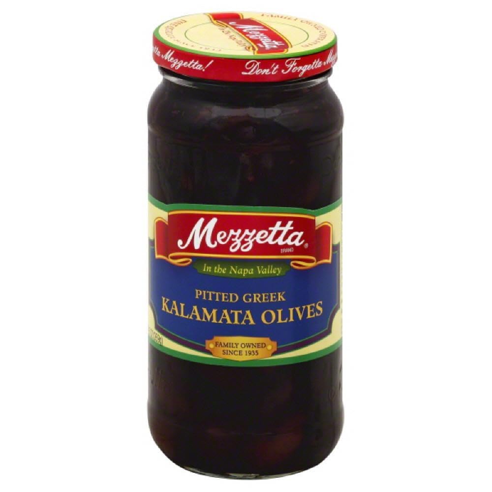 Mezzetta Kalamata Olives, Pitted, 9.5 Ounce