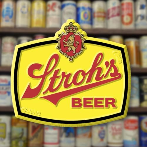 Imán decorativo clásico Stroh's Beer 3D de goma 3.0 x 2.7 in miniatura 4