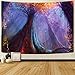 Delur Fantasy Forest Tapisserie Natur Landschaft Mystische Magischer Zauberwald Baum Psychedelic Wandbehang Kopfteil für Schlafzimmer Wohnzimmer Heimdekoration (179,8 x 235 cm)