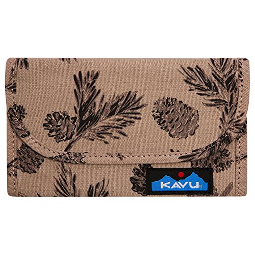 Kavu Big Spender Tri-Fold Wallet Clutch Travel Organizer-Dusty Pine #TOP22