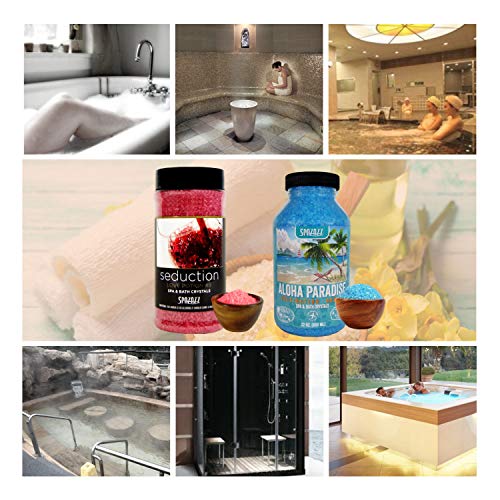 Spazazz Spa and Bath Crystals for Hot Tub and Bath Tubs — Set The Mood Love Potion #9 Seduction 17oz (482g) and Destinations Hawaii Aloha Paradise 22oz (650ml) — All Natural Aromatherapy Bundle - Image 6