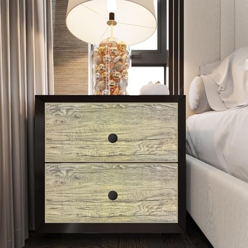 Image of WALLMATE Self Adhesive Wood Grain Wallpaper Vinyl Furniture Sticker Wood Wallpaper Kitchen Wallpaper Wooden Door Desktop Wallpapers (Muddy Wooden, 12x50 Inch)
