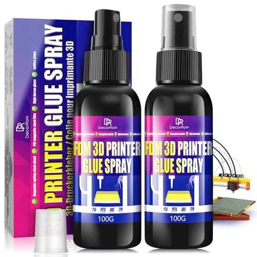 3D Printer Adhesive Glue - 7oz Strong Bed Adhesion for PLA, ABS, PETG, ASA Filaments, Reduces