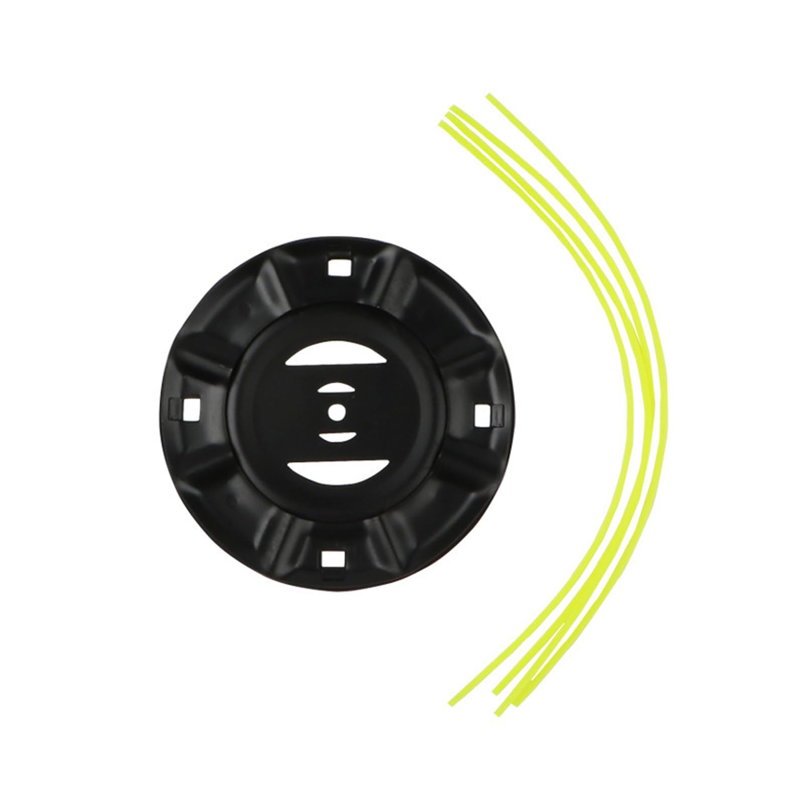 1 Metal Brush Trimmer Head for Lawnmowers Heavy Duty Design & Easy Installation Reinforced Metal Trimmer Head for Obstacles