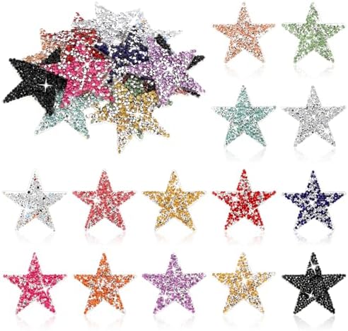 FOMIYES 1 Set Full Diamond Body Sticker Bling Star Car Decals Rhinestone Star Decal Rhinestone Trucks Decal Camion Décalcomanies Fenêtre Stickers Pour Véhicules Pare-Chocs Autocollant DIY