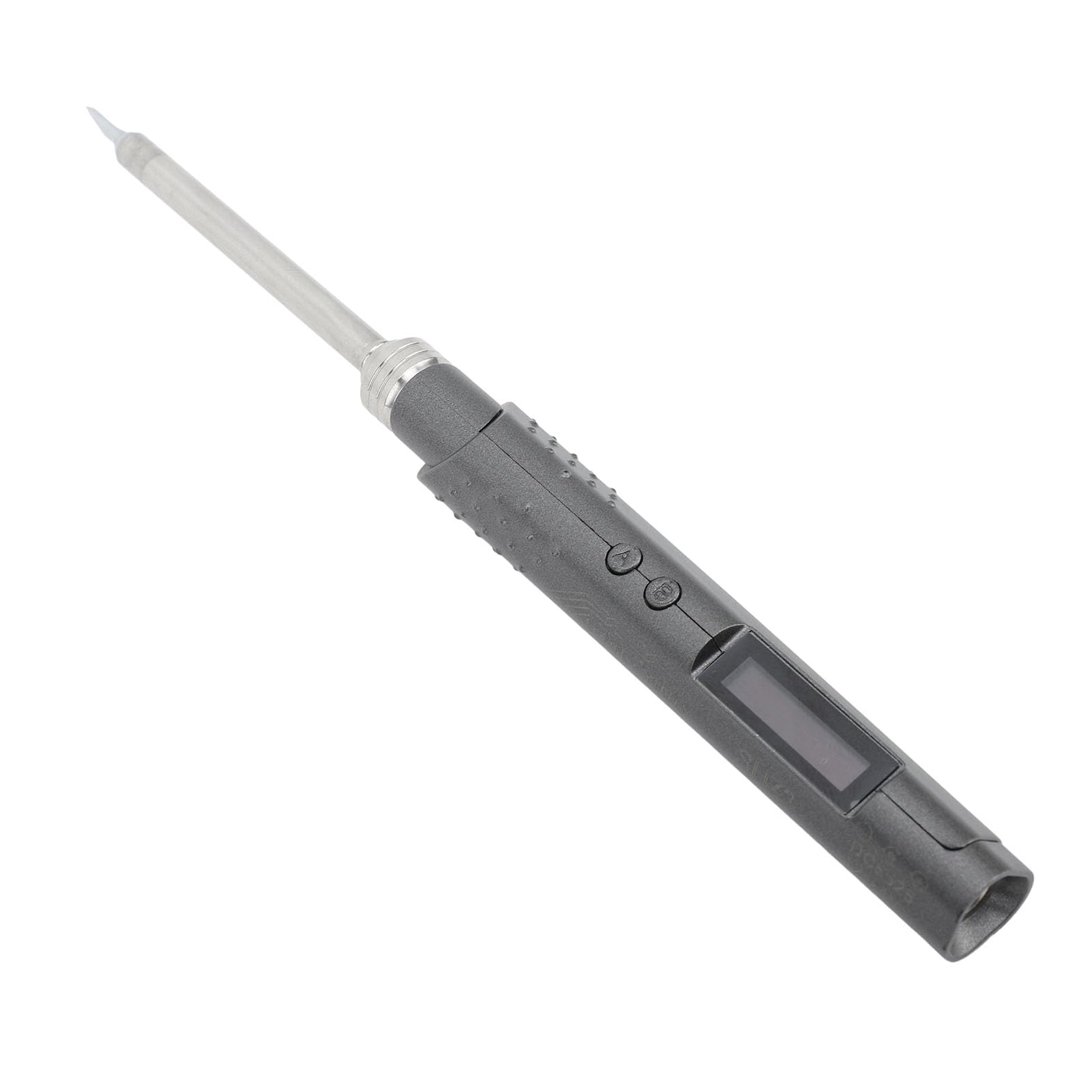 Saldatore digitale, 65 W CC 12-24 V, 100-400 °C regolabile (con punta KU) | Penna saldante portatile con display digitale e controllo della temperatura regolabile
