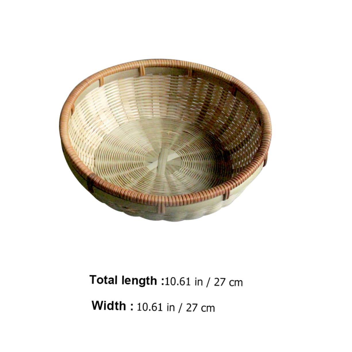 Ciieeo 3Pcs Storage Baskets Handmade Desktop Organizers for Bread Fruits Vegetables Versatile Kitchen Home Decor Green