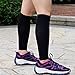 bounfend® Calf Compression Sleeves Socks for Men & Women (20-30mmHg) Leg Plus Size, Medical Grade for Varicose Veins, Swelling, Shin Splint, Edema, Nurses & Maternity, Running, Black M