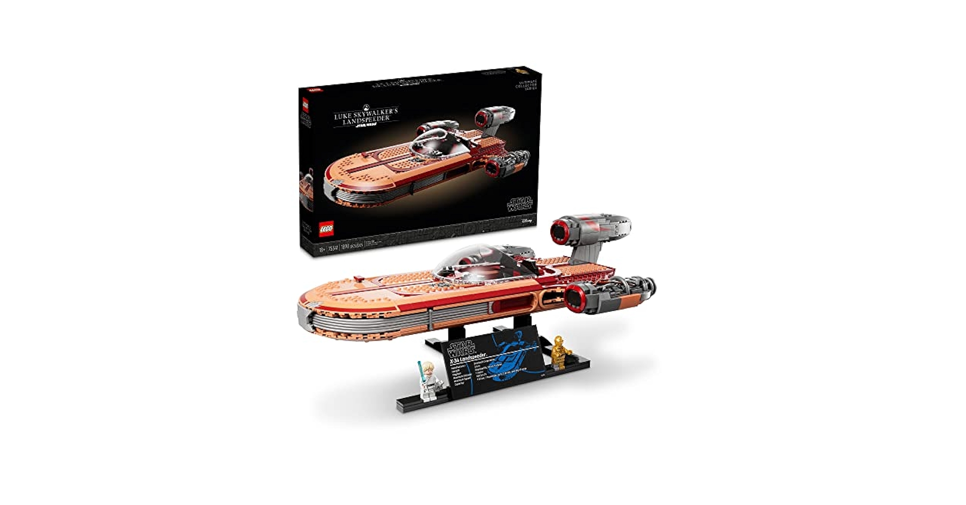 Amazon.com: LEGO Star Wars Luke Skywalker's Landspeeder
