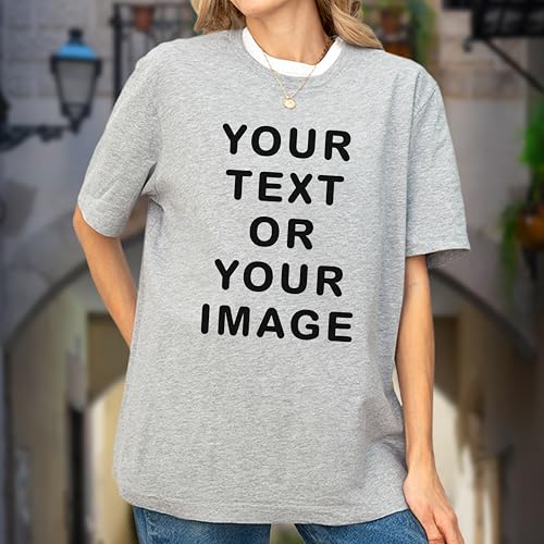 Custom Your Text Shirt, Personalized Your Image T-Shirt, Customized Your Photo Shirt Sweatshirt Hoodie, Add Your Own Text And Design Tee Sweatshirt Hoodie, Personalized Gift Custom Family T-Shirts4