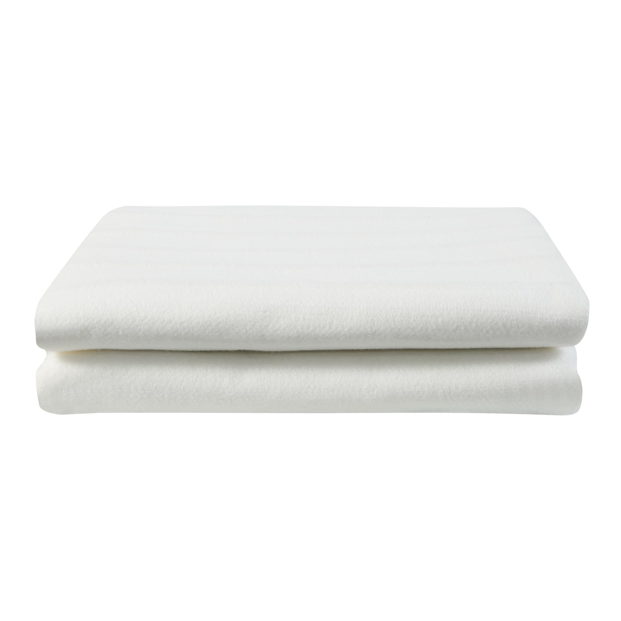 Couverture Chauffante Électrique pour 2 Personnes avec 2 Télécommandes Amovibles 3 Niveaux de Température Protection Anti Sur-Chauffe Polyester 160 x 140 cm Blanc