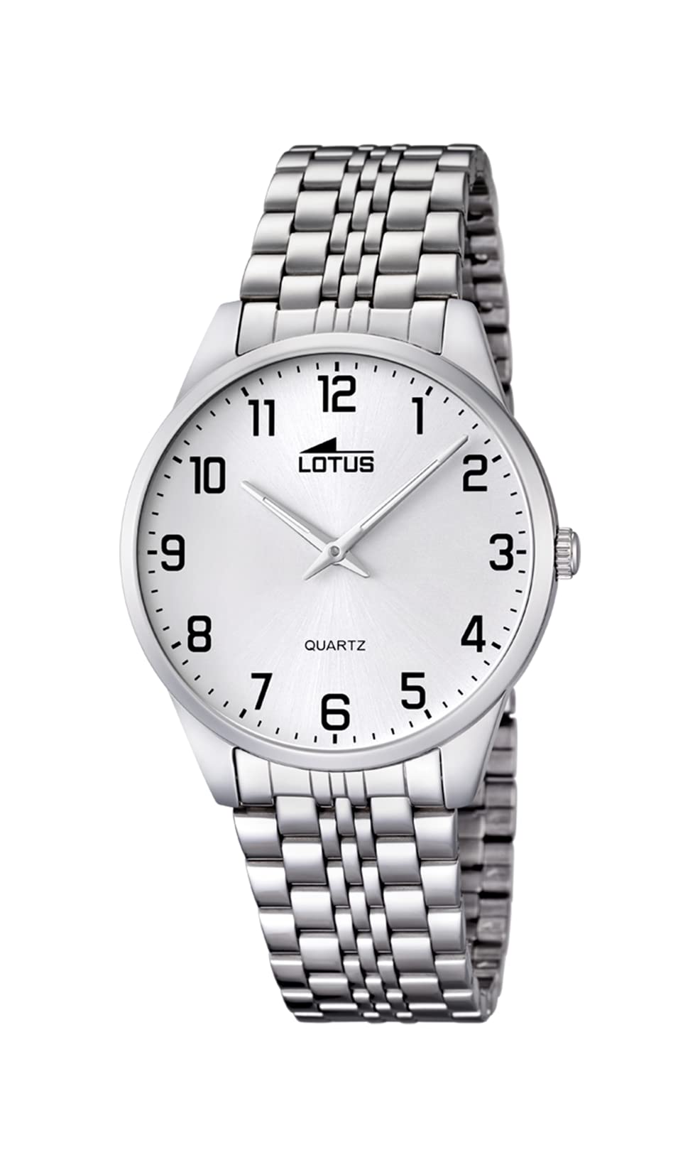 LOTUS Reloj Hombre 15883/1 Acero Clasico Caja de Acero Inoxidable 316l Plateado Correa de Acero Inoxidable 316l Plateado