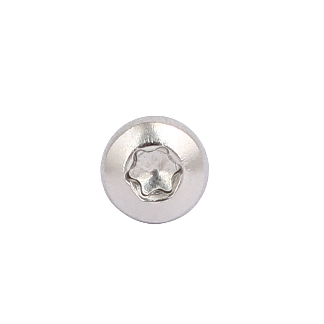 Sourcingmap M3x5mm 304 Stainless Steel Button Head Torx Screws Bolts T10 Drive 100pcs, Silver - Image 3