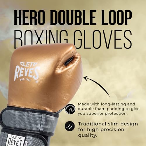 Image of CLETO REYES Hero with Double Strap Hook and Loop Boxing Gloves for Training, Sparring and Heavy Punching Bags