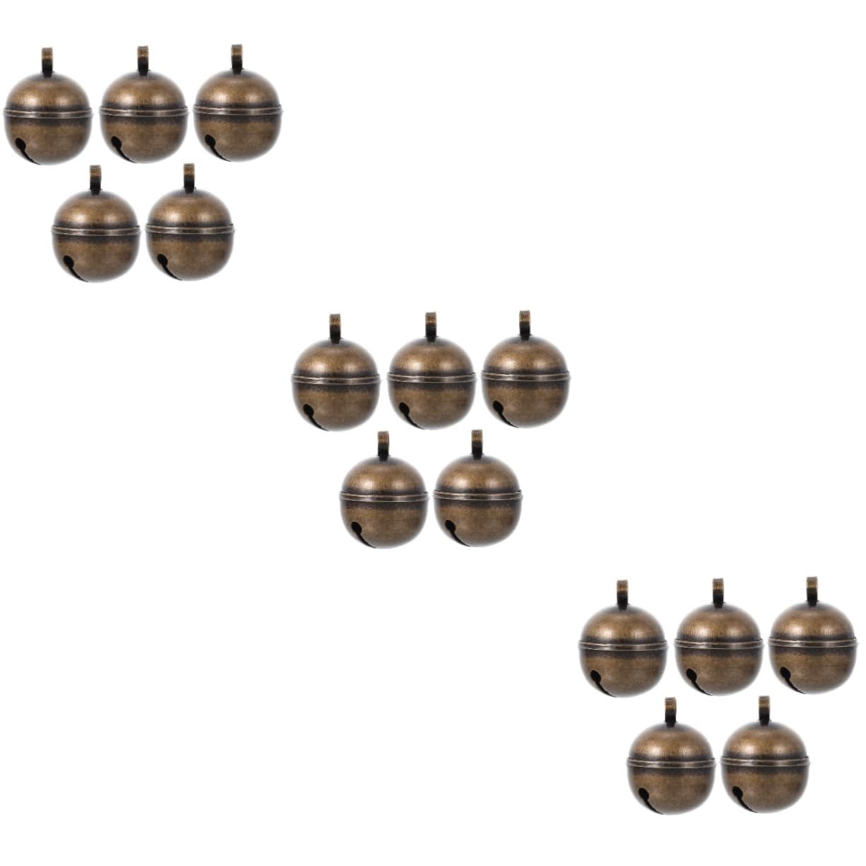 Cabilock 15 Piezas De Campana De Cobre Campanas Oxidadas Campanas Navideñas Artesanales Latón Campanas Artesanales Mascota Campanas De Trineo De Navidad Cascabeles Pulsera Gatito