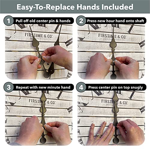 Firstime & Co. 20" Arlo Gray Wall Clock, Light #TOP6