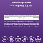 Melatonin Gummies, Natural Sleep Aid Supplement, Sleep Gummies for Adults & Kids, 2.5mg, 5mg or 10mg Dose, Drug-Free Sleeping Pills Substitute, Vegan Natural Berry Flavour, Improve Sleep Quality