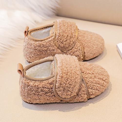sfdgfhyf Toddler Flat Sole Boots Kid Baby Girl Cute Solid Ｃolor Ｗarm Slippers Infant Toddler Winter Boots With Non Slip3
