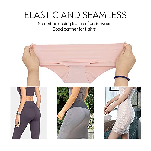 Nahtlose Slips FallSweet Seamless Damen Unterwäsche High Cut 5er Pack