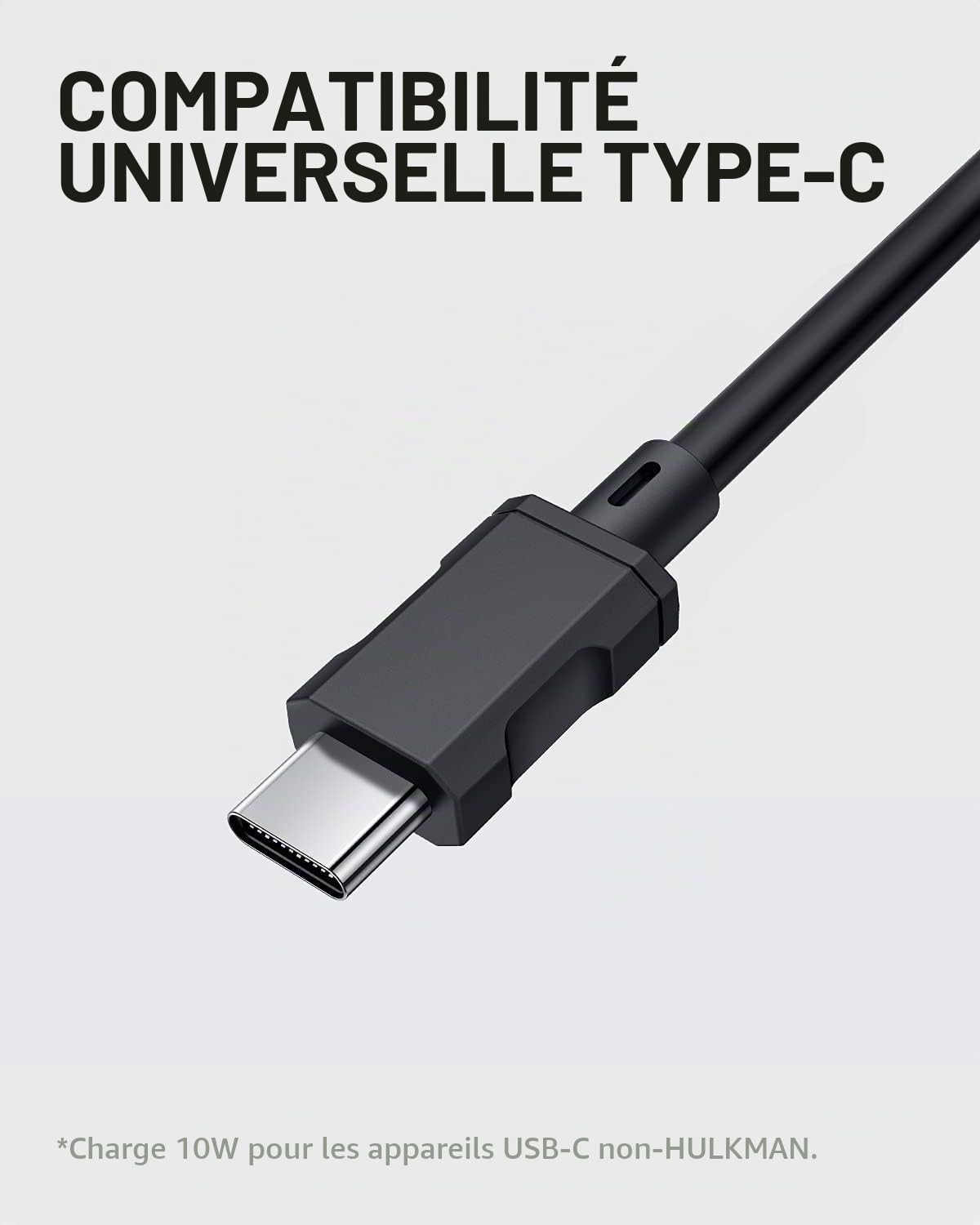 Hulkman SC1.0 Chargeur mural 65 W, charge rapide pour démarreurs Alpha et Alpha Pro Series