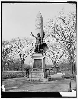 HistoricalFindings Photo: Boston Massacre Monument,memorials,Statues,Sculpture,Boston,Massachusetts,c1904