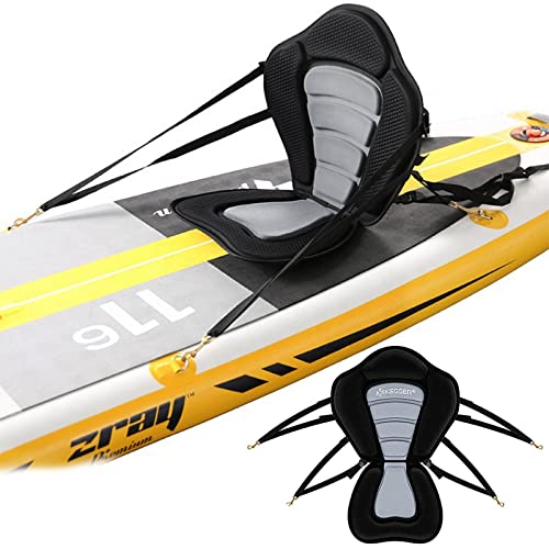 Coussin de kayak de luxe paddleboards siège dossier haut avec sangles et crochets - 3