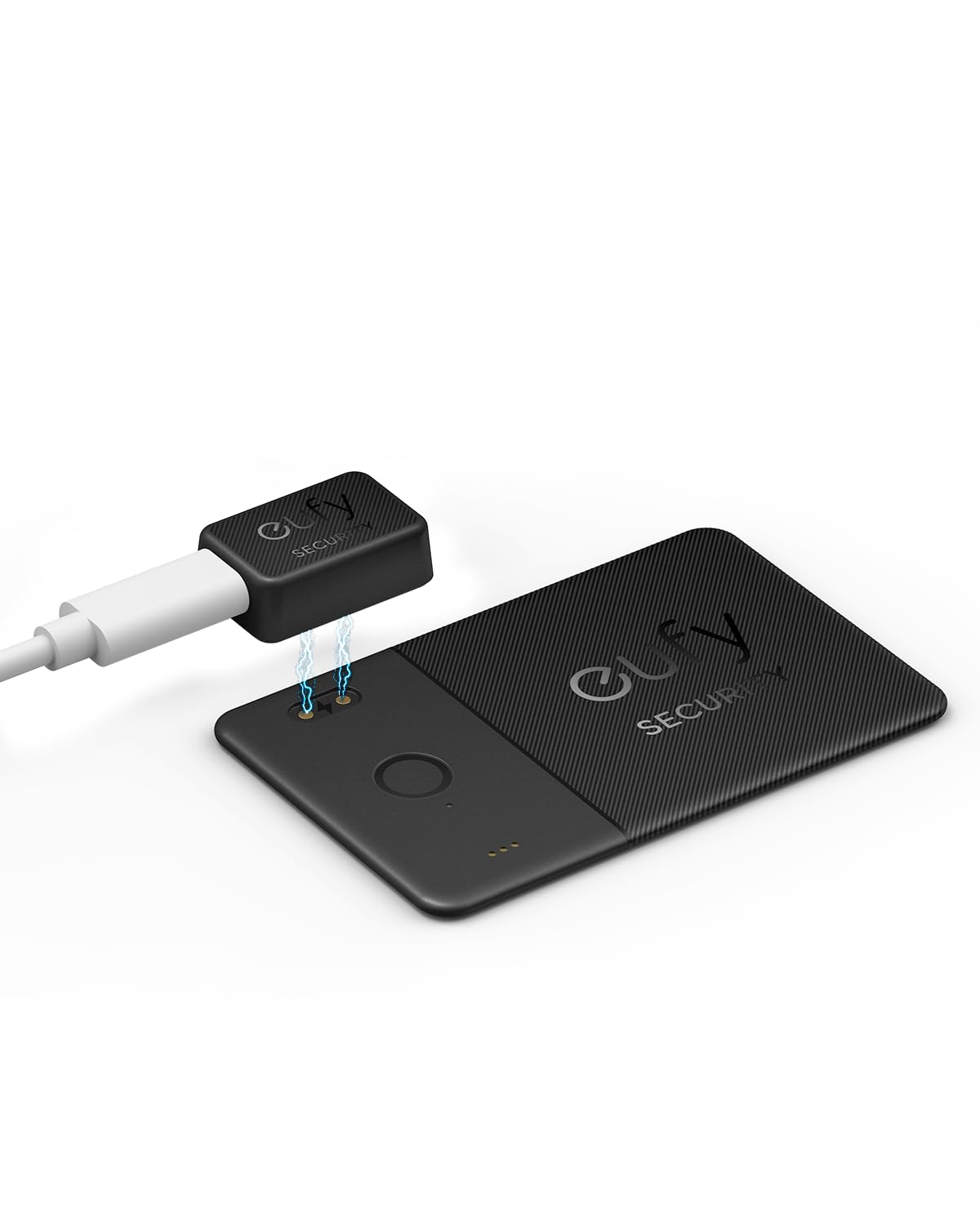 eufy Secirity SmartTrack Card E30 eufy, Rechargeable, Compatible avec Localiser d'Apple (iOS Uniquement), Tracker Bluetooth, Parfaite pour Portefeuille, Passeport et Ordinateur, résistante à l'eau