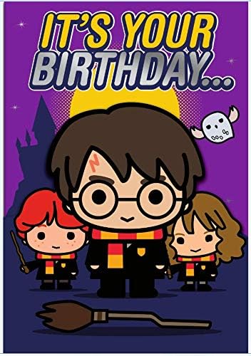 Harry Potter Carte D Anniversaire Inscription It S Your Birthday Amazon Fr Fournitures De Bureau