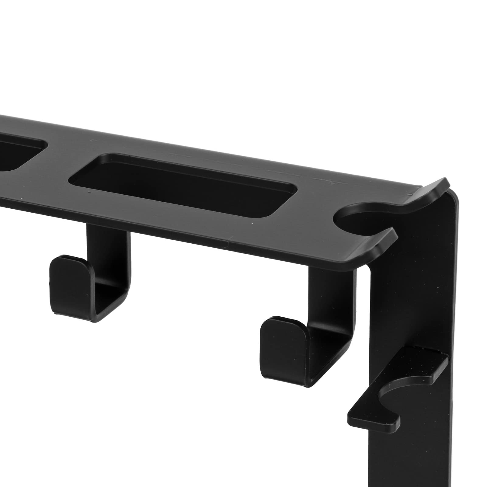 Aufbewahrungsregal für Kaffeeutensilien für Effiziente Organisation Im Heim-Café-Büro, Langlebiges Schwarzes Eisen, Größe 9,1 X 5,8 X 11,5 Zoll (für 51 54 mm Kaffeegriffe)