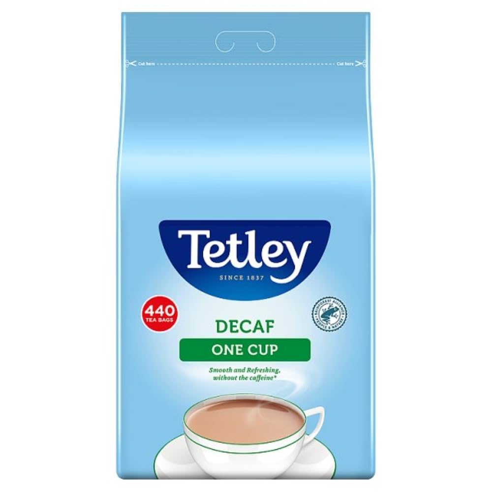 Decaf One Cup 440 Tea Bags Té negro descafeinado de Inglaterra en un paquete grande resellable con 440 bolsitas de té - importado de Shestore24