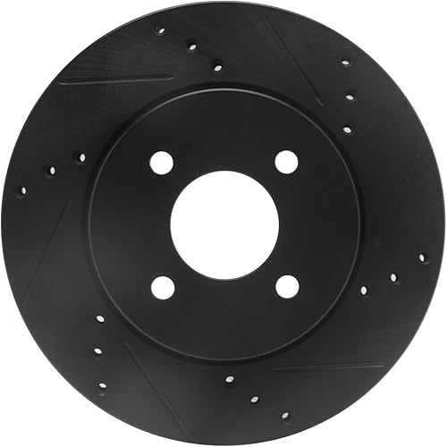 Front RightPassenger Side Disc Brake Rotor Compatible With Nissan March 2012 2013 2014 2015 2016 2017 2018 PC-142697
