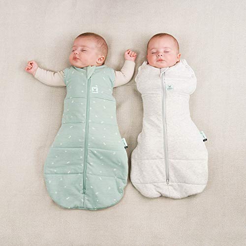 Image of ergoPouch Cocoon Swaddle Sack 2.5 TOG - Baby Sleep Sack, Gentle Snug Fit Helps Calm Startle Reflex, Ideal for Arms In /Out Sleeping, Soft Breathable Fabric for Better Sleep (0 Months, Sage)
