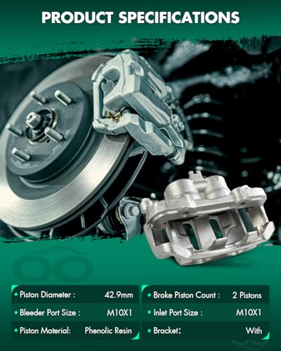 Image of SCITOO - Front Right Disc Brake Caliper Assembly w /Bracket For Nissan Model - For D21 1992-1994,For Frontier 1998-2004,For Pickup 1995-1997 19B1672