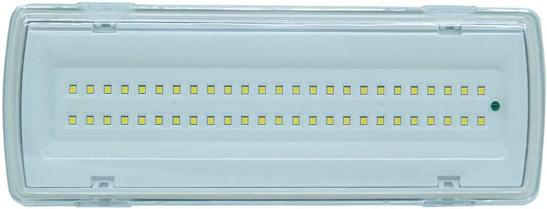 4X Lampada Di Emergenza Con 50 Led 91062 Completa Di Incasso E Batteria Luce Bianca