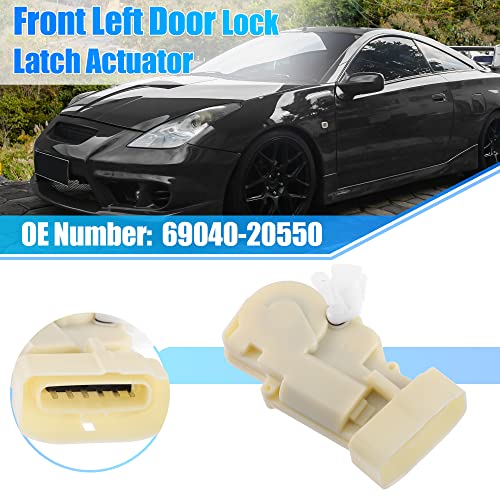 Image of X AUTOHAUX Front Left Side Door Lock Actuator Motor for Toyota Celica 2000-2005 69040-20550
