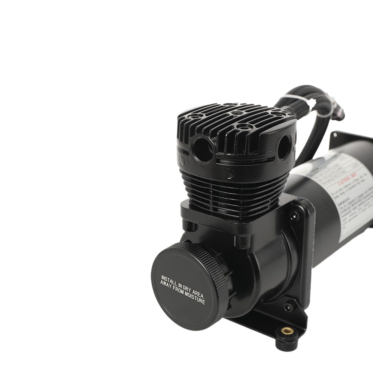 12V Luftfederungskompressor Kit 200PSI, Automobile Luftkompressor mit Überhitzungsschutz, Hochleistungskompressor, Leiser LKW Luftkompressor für Auto/LKW Luftfahrwerk