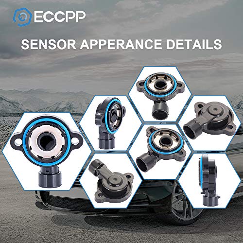 Eccpp 2Pcs Throttle Position Sensor Fit For 1998 2000-2003 For Buick Century 2002-2005 For Buick Rendezvous 1994-1996 1998 For Buick Skylark 1996-2002 2004-2005 For Cadillac Deville Tps Sensor #TOP4