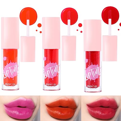 Lip Stain Long Lasting Lip Tint Waterproof Lip Stain Tint, Multi-use Lip and Cheek Tint, Non-Stick Cup Korean Lip Gloss, tinta de labios de larga duracion